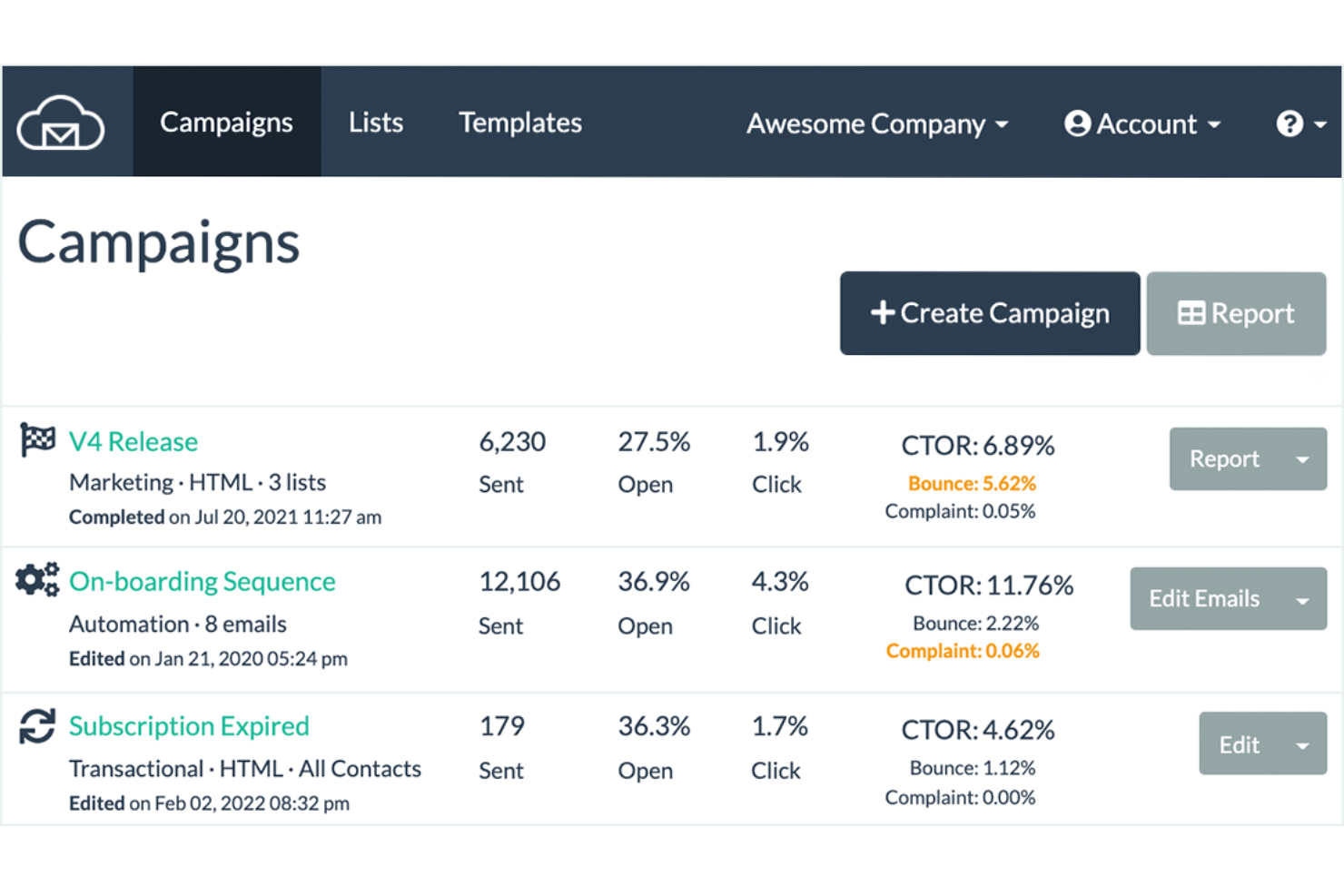 BigMailer.io screenshot - 10 beste e-mailmarketingsoftware voor bureaus in 2026
