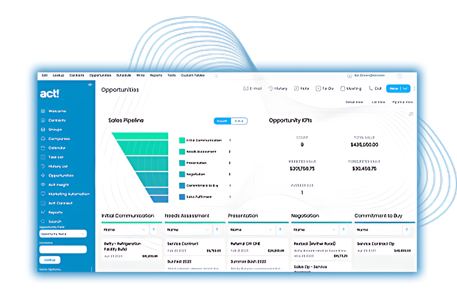 Act! CRM screenshot - 10 beste software voor klantrelatiebeheer van 2026