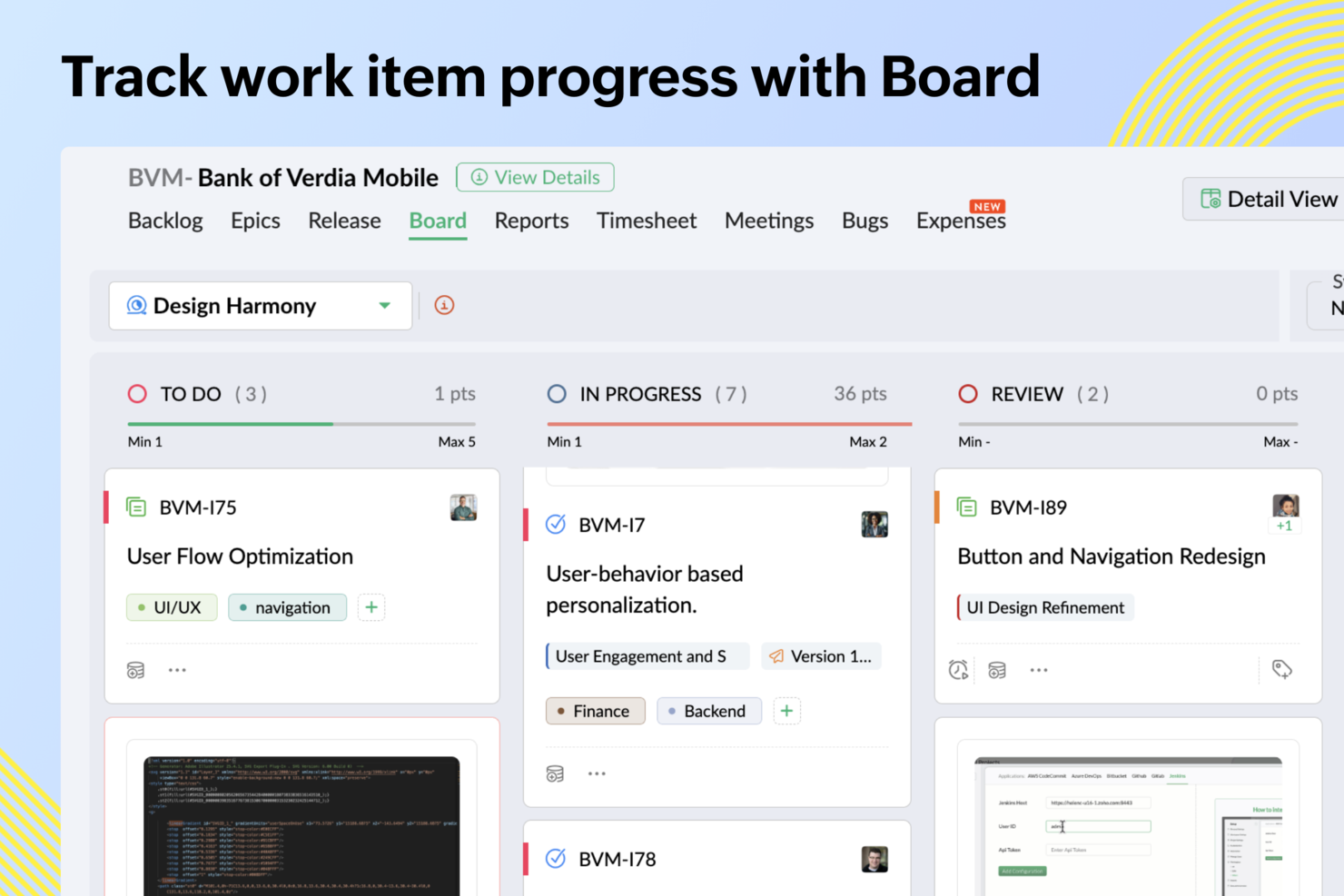 Zoho Sprints screenshot - 10 beste projectmanagementsoftware met Jira-integratie 2026