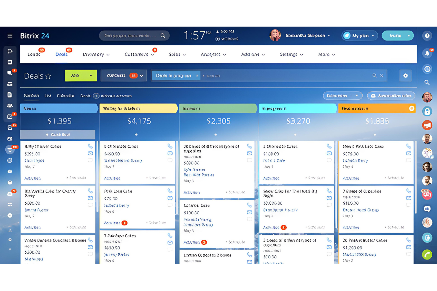 Bitrix24 screenshot - 10 Beste alternatieve tools voor Nifty voor projectteams in 2026