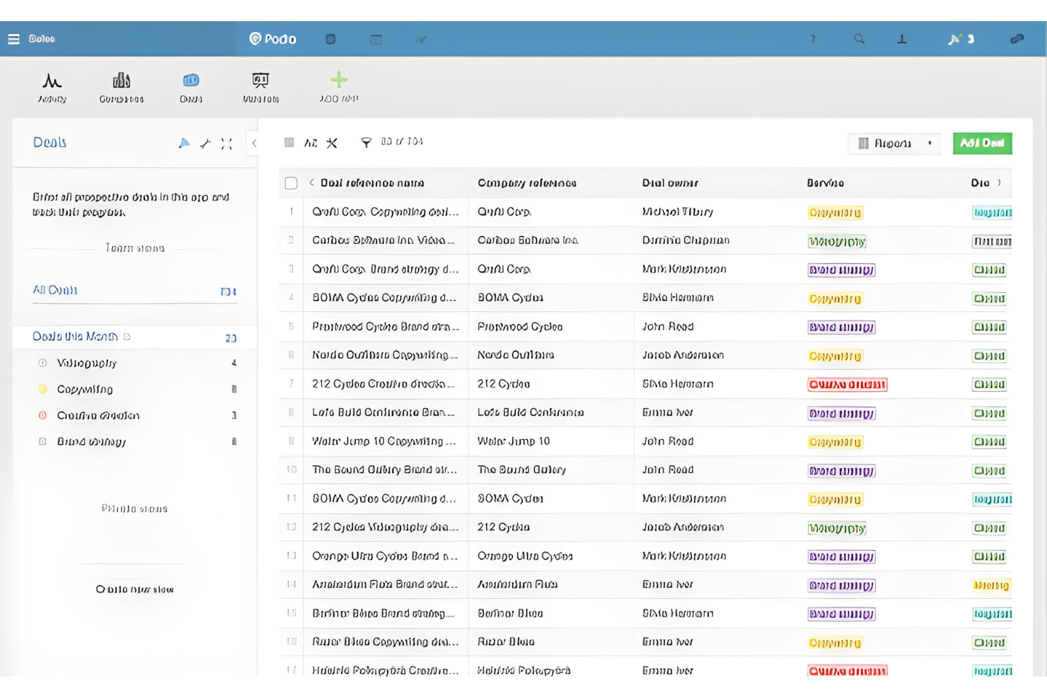 Podio screenshot - 10 Beste alternatieve tools voor Nifty voor projectteams in 2026