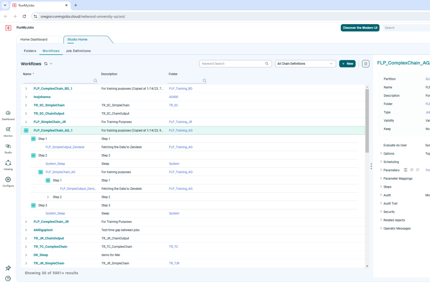 RunMyJobs by Redwood screenshot - De 10 beste software voor procesautomatisering beoordeeld in 2026