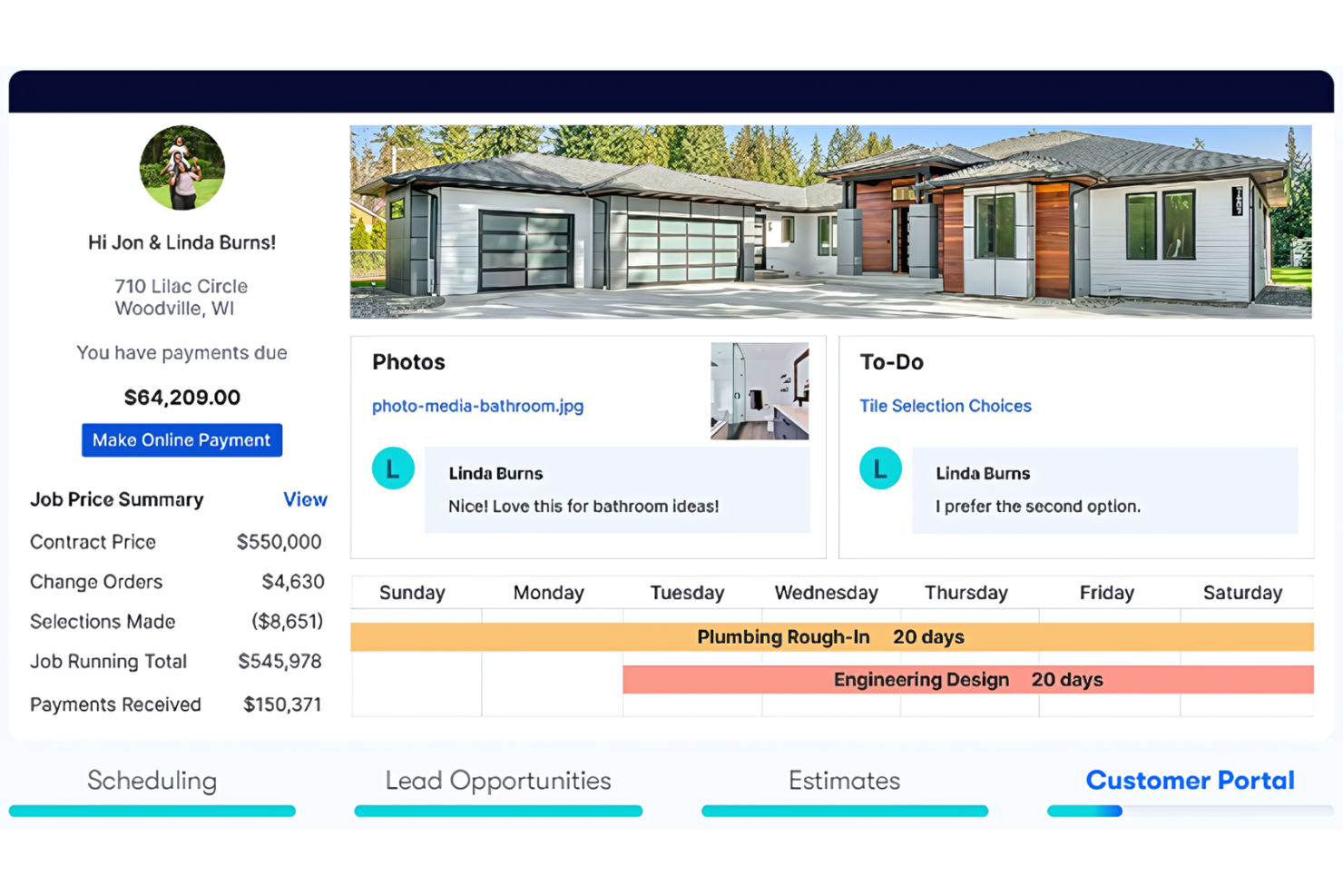 Buildertrend screenshot - 10 beste software voor middelenbeheer in de bouw beoordeeld in 2026