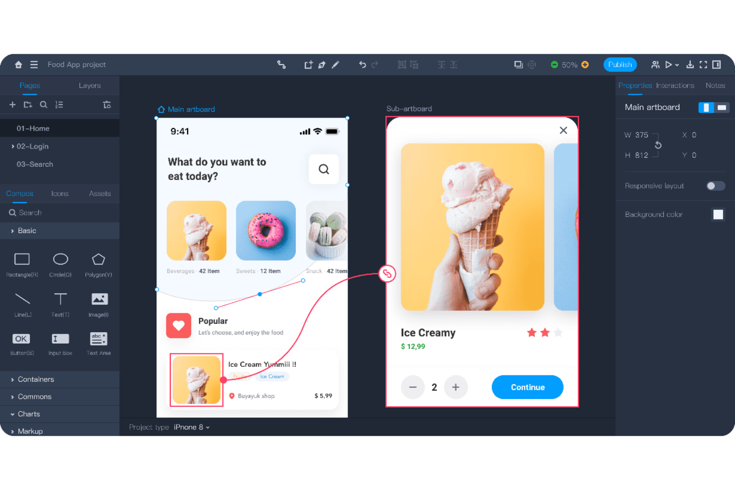 Mockplus screenshot - 10 beste tools voor ontwerpsamenwerking van 2026