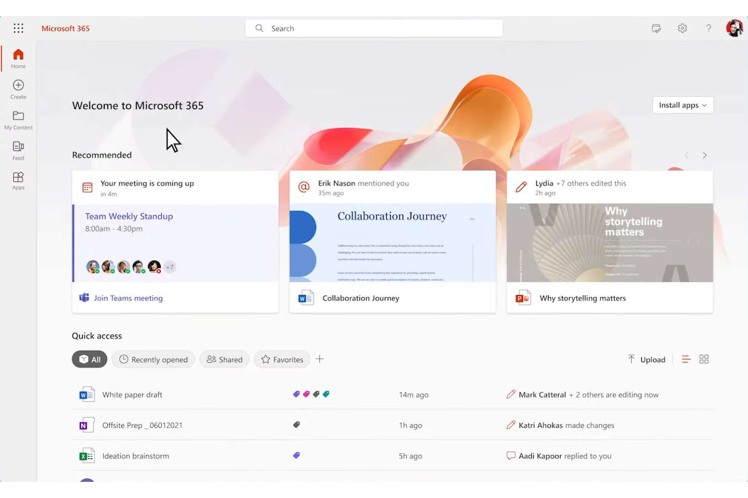 Microsoft 365 screenshot - 10 beste tools voor documentsamenwerking beoordeeld in 2026