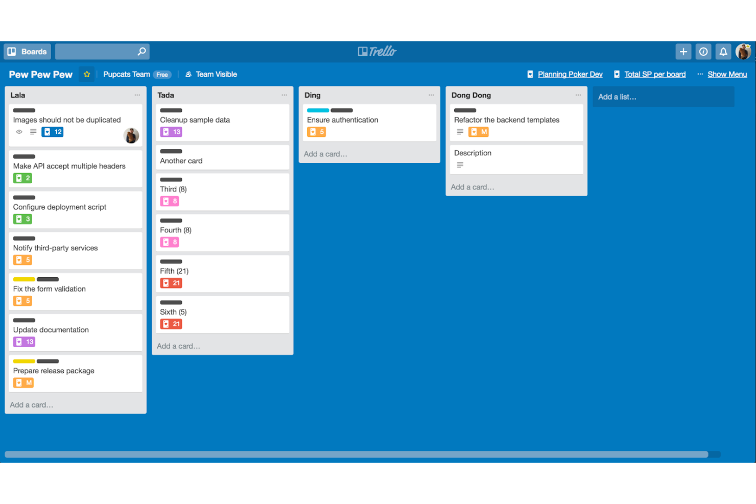 Trello screenshot - 10 beste gratis samenwerkingstools beoordeeld voor 2026