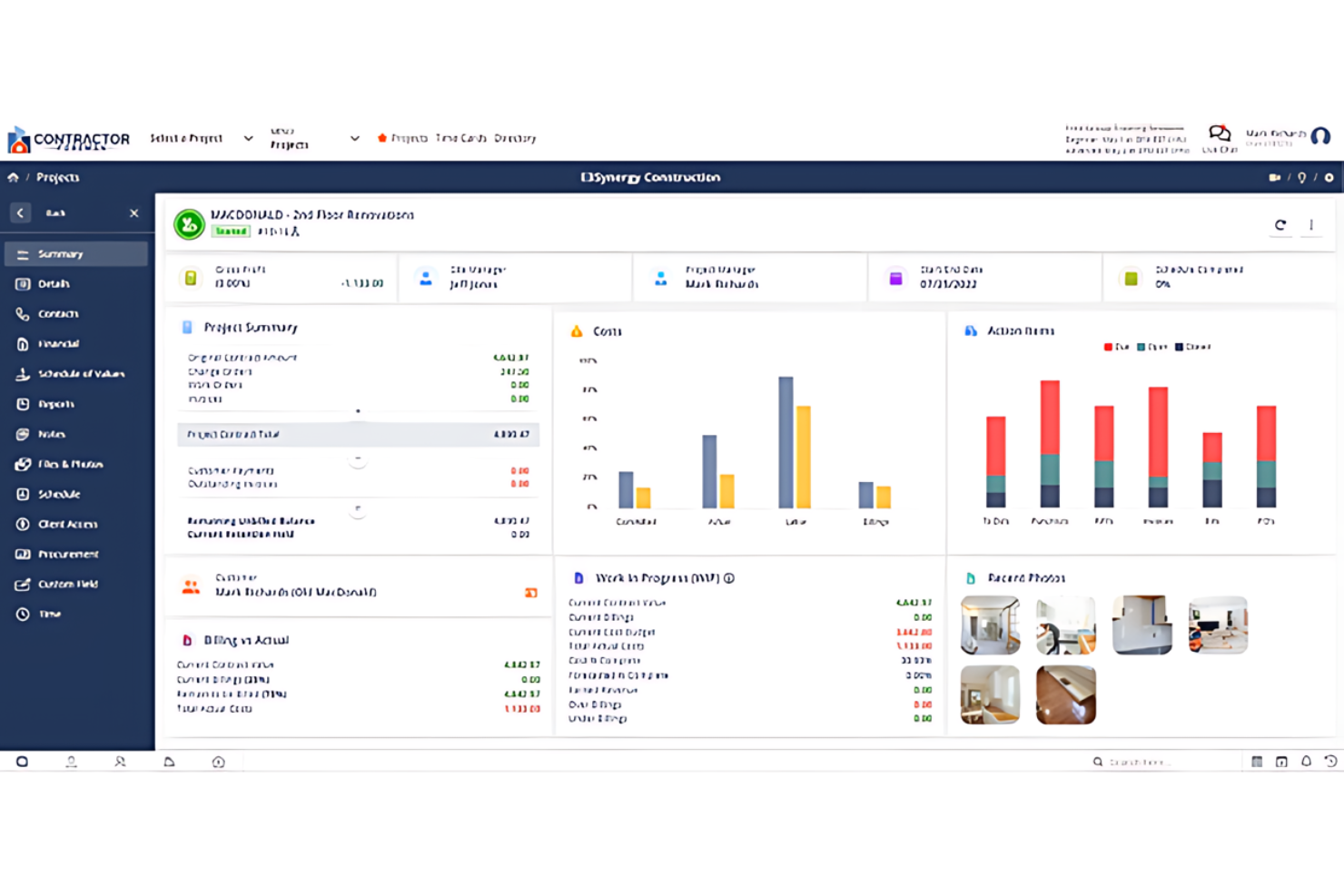 Contractor Foreman screenshot - 10 beste software voor middelenbeheer in de bouw beoordeeld in 2026