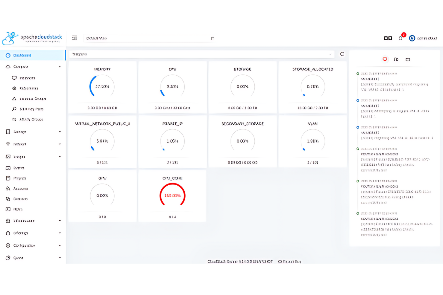 Apache CloudStack screenshot - 10 beste software voor cloudresourcebeheer beoordeeld in 2026