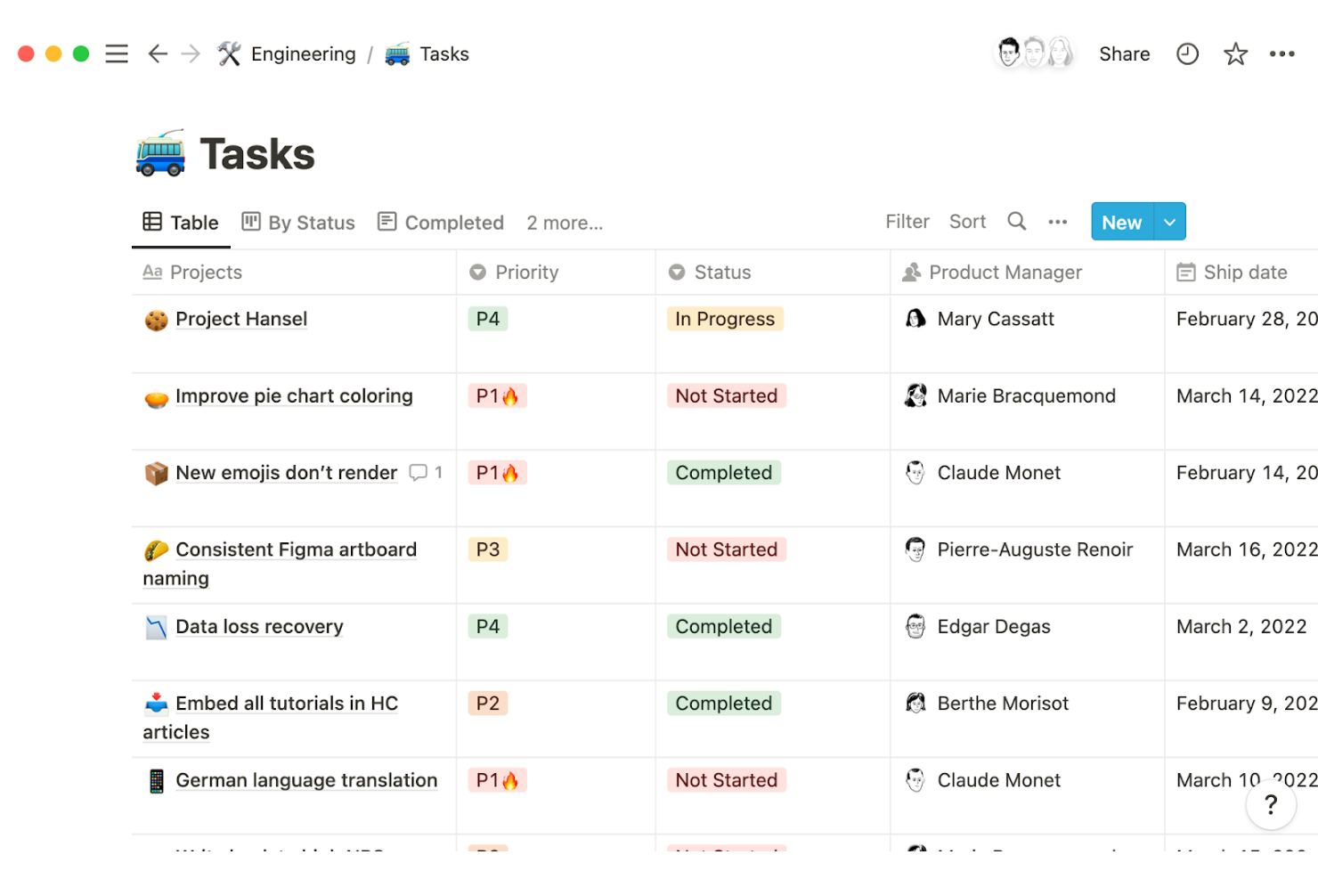 Notion screenshot - 10 beste tools voor realtime samenwerking beoordeeld in 2026