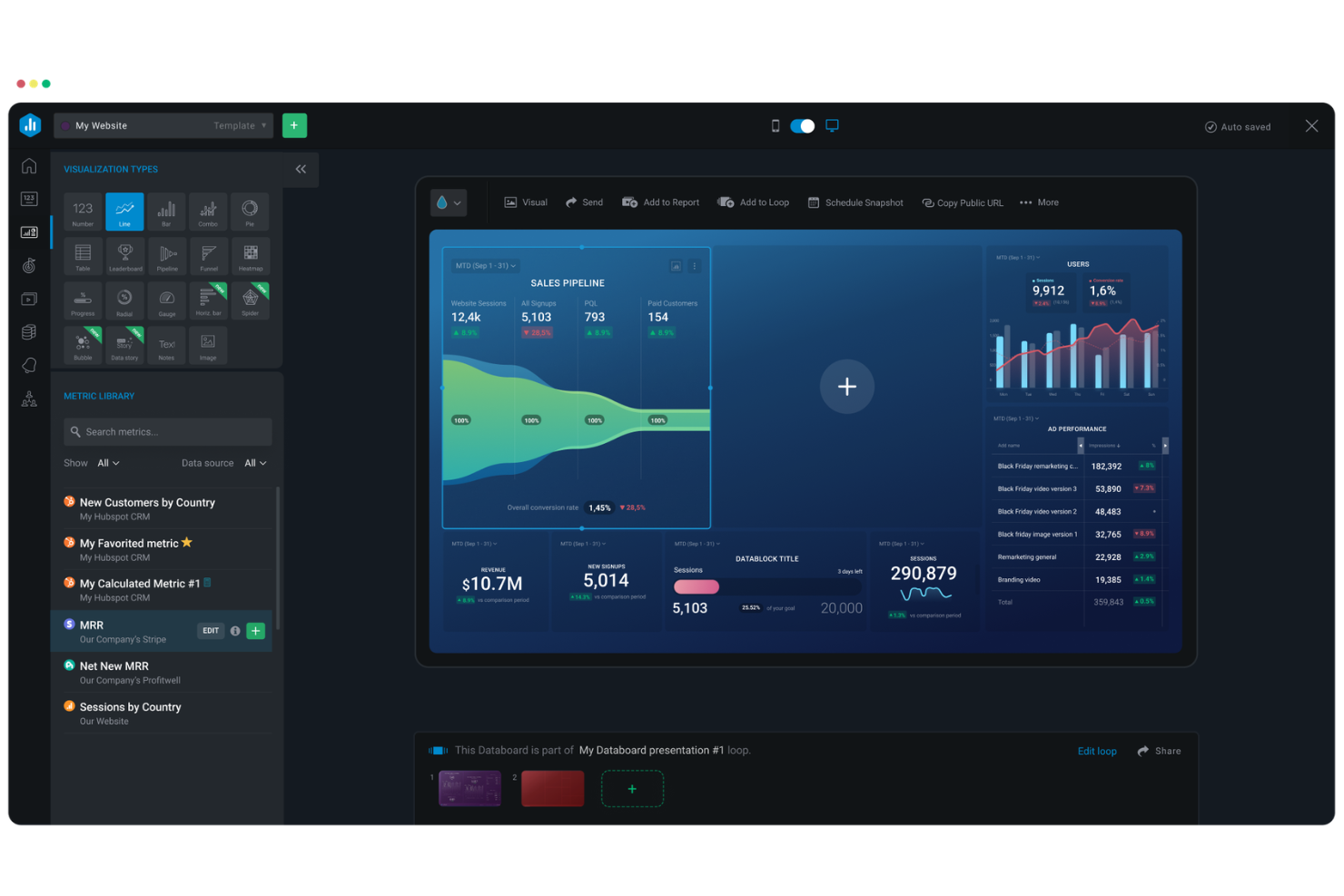 Databox screenshot - 10 beste rapportagesoftware voor bureaus beoordeeld in 2026