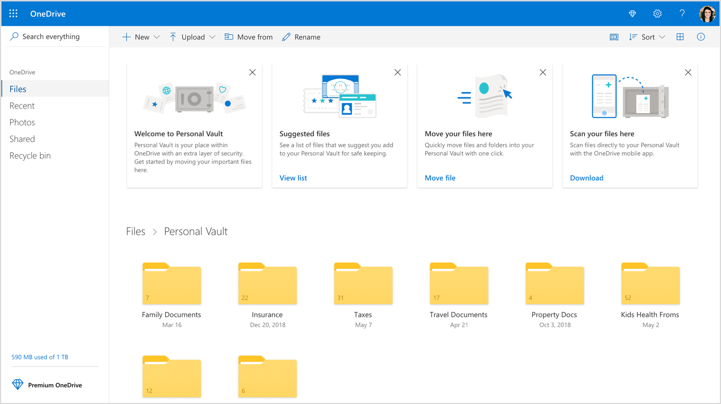 Microsoft OneDrive screenshot - De 10 beste software voor bestandssynchronisatie beoordeeld in 2026