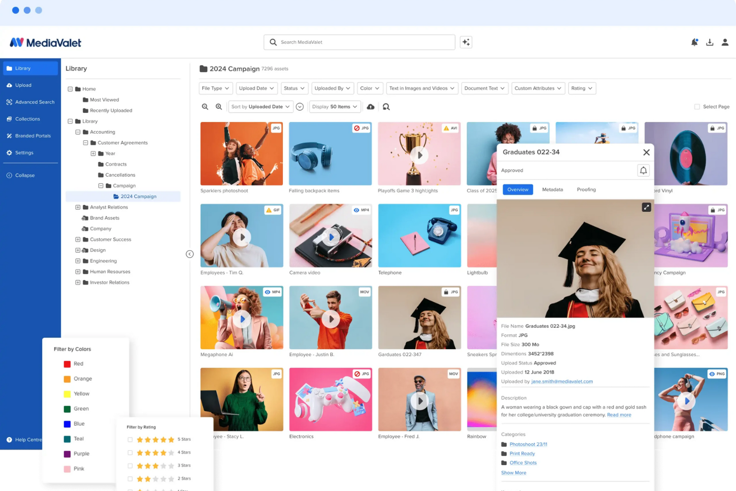 MediaValet screenshot - 10 beste software voor beheer van digitale bedrijfsmiddelen voor video in 2026