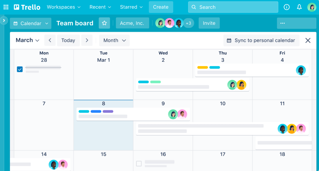 Trello screenshot - 10 alternatieve hulpmiddelen voor Resource Guru voor planning in 2026