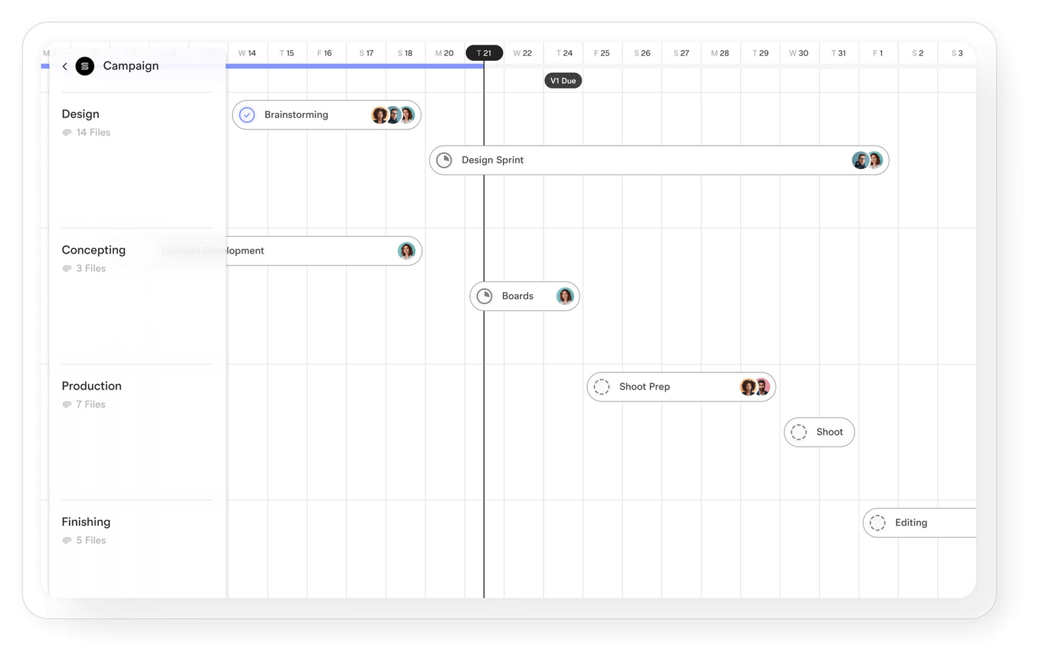 Assemble screenshot - 10 beste projectmanagementsoftware voor videoproductie