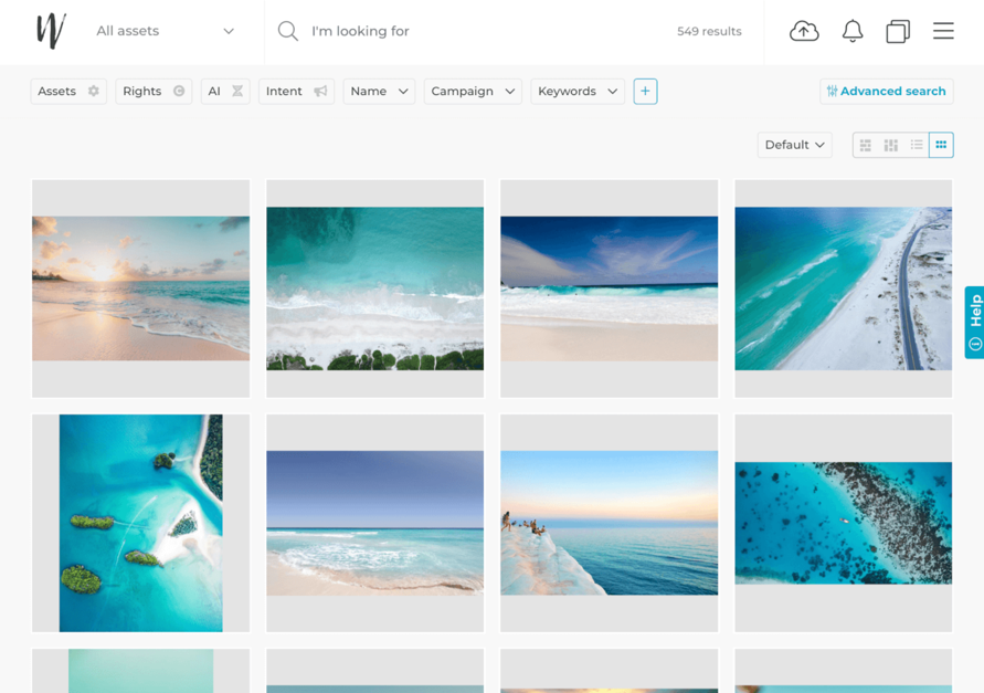 Wedia screenshot - 10 beste software voor digitaal activabeheer voor e-commerce