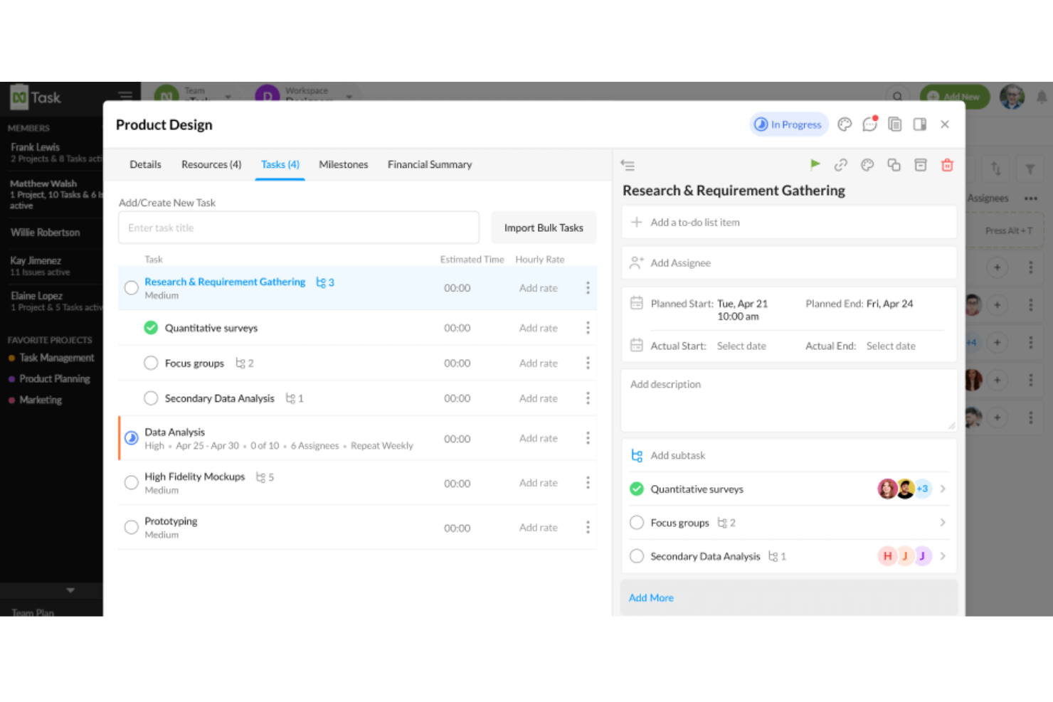 nTask screenshot - 10 beste Todoist-alternatieven beoordeeld in 2026