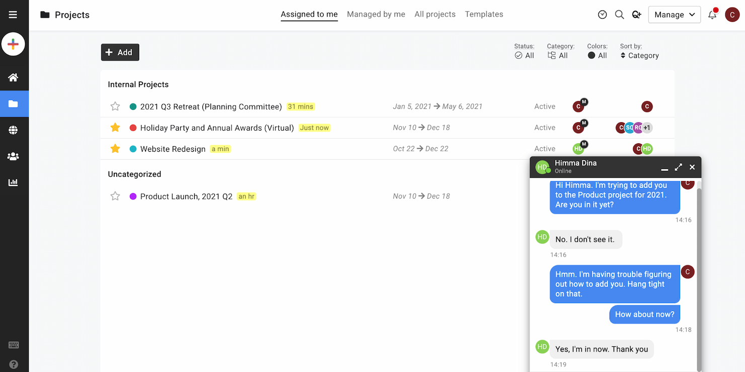 ProofHub screenshot - 10 beste alternatieve tools voor Paymo voor projectteams in 2026