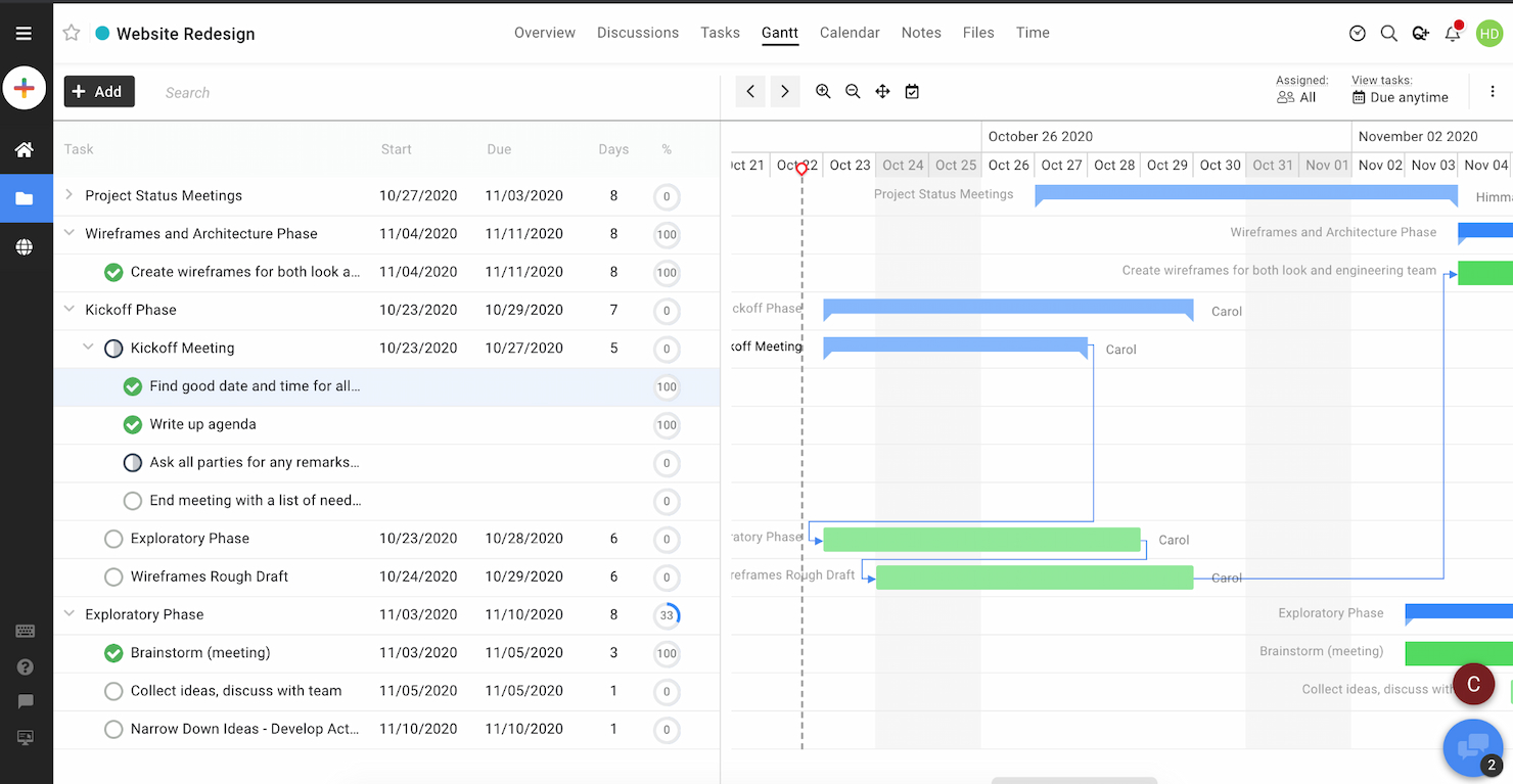 ProofHub screenshot - 10 beste alternatieven voor Productive beoordeeld in 2026