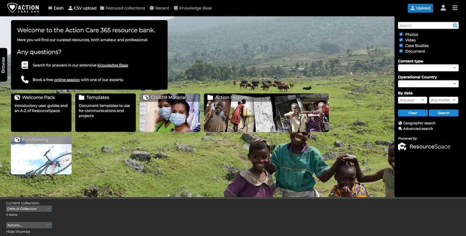 ResourceSpace screenshot - 10 beste software voor digitaal activabeheer voor archieven 2026