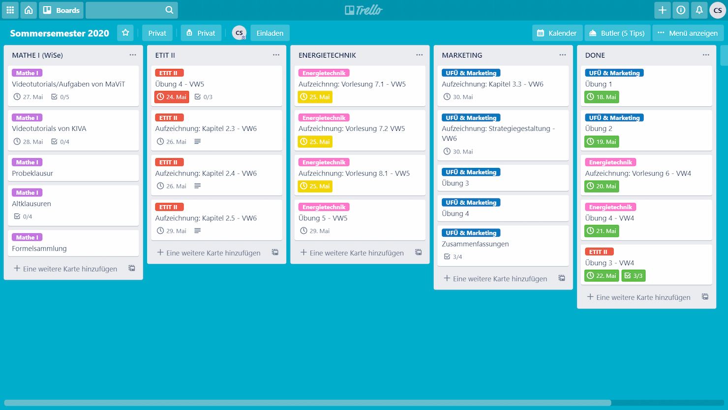 Trello screenshot - 10 beste projectmanagementsoftware die met Slack integreert 2026