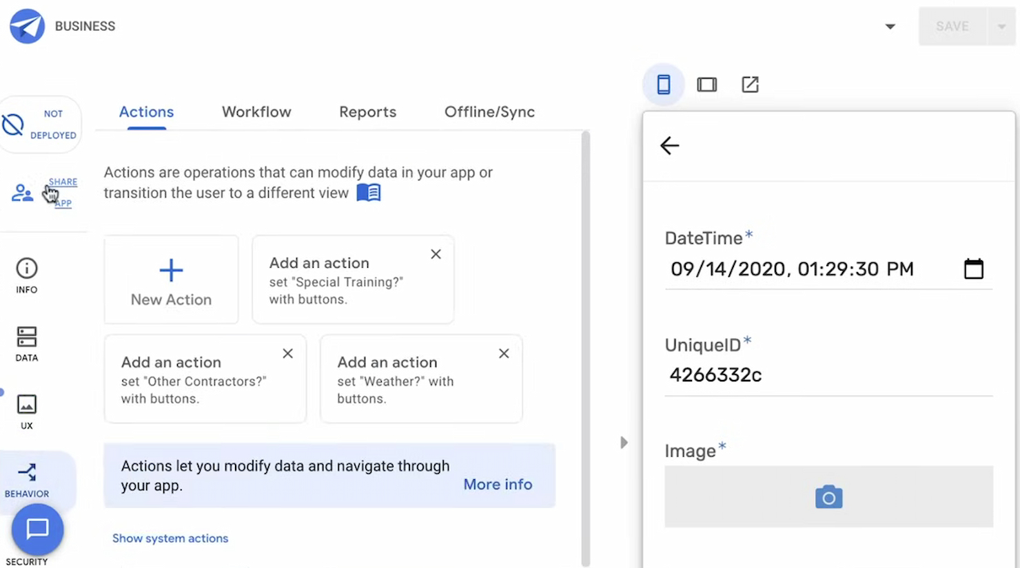 AppSheet screenshot - 10 beste Quickbase-alternatieven voor projectteams in 2026