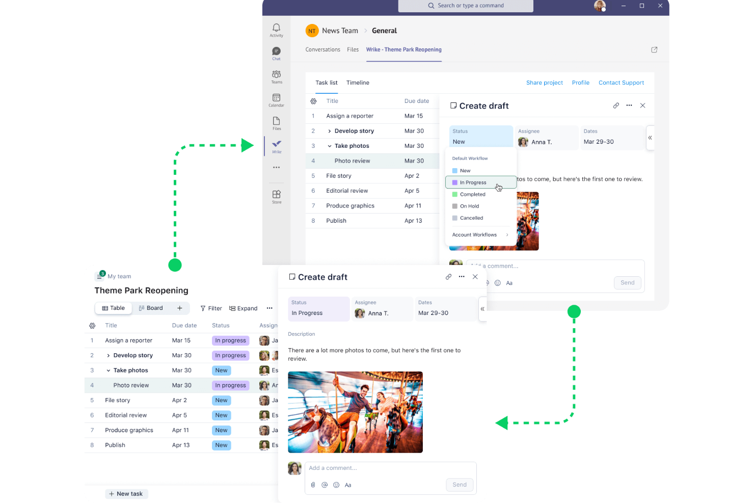 Wrike screenshot - 10 beste projectmanagementtools die met Microsoft Teams integreren