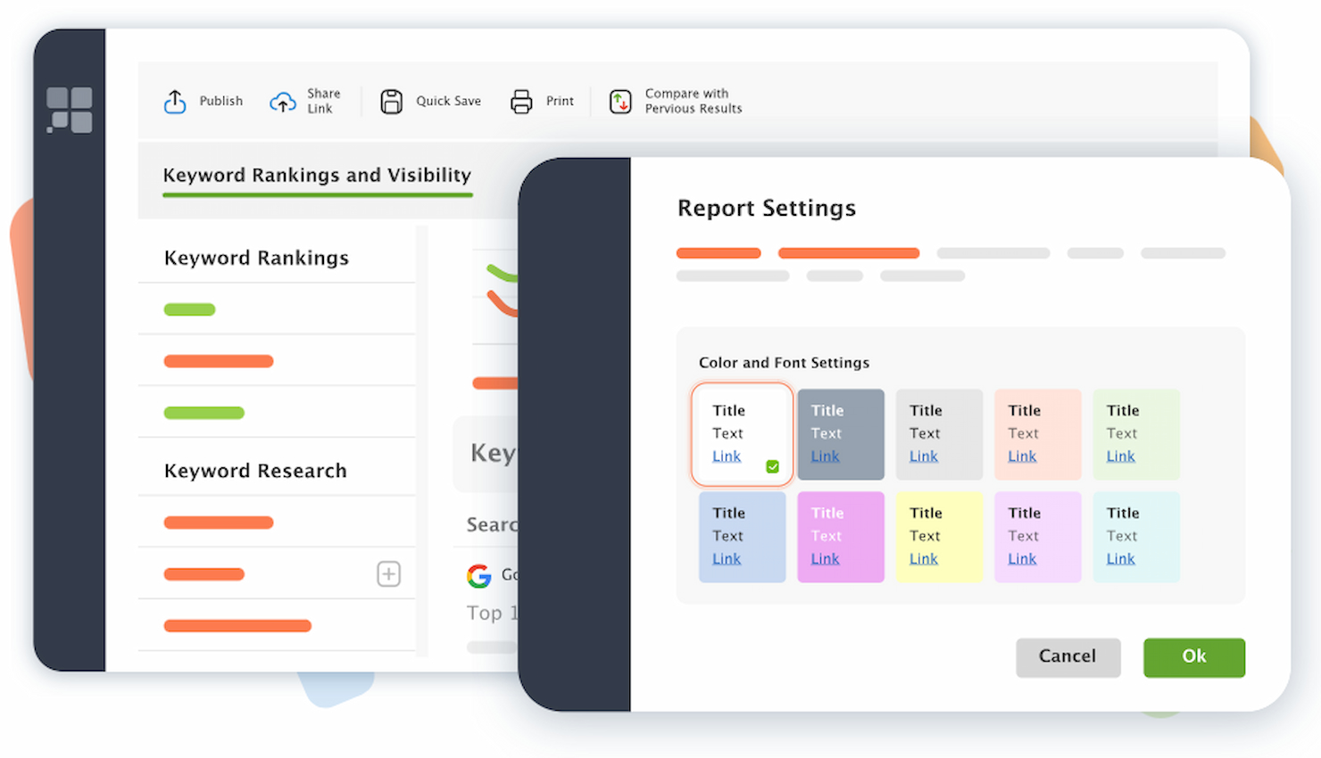 SEO PowerSuite screenshot - 10 beste SEO-rapportagesoftware voor klanten beoordeeld in 2026