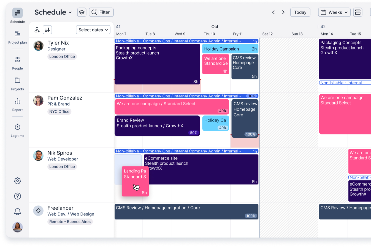 Float.com screenshot - 10 beste software voor IT-resourcebeheer beoordeeld in 2026