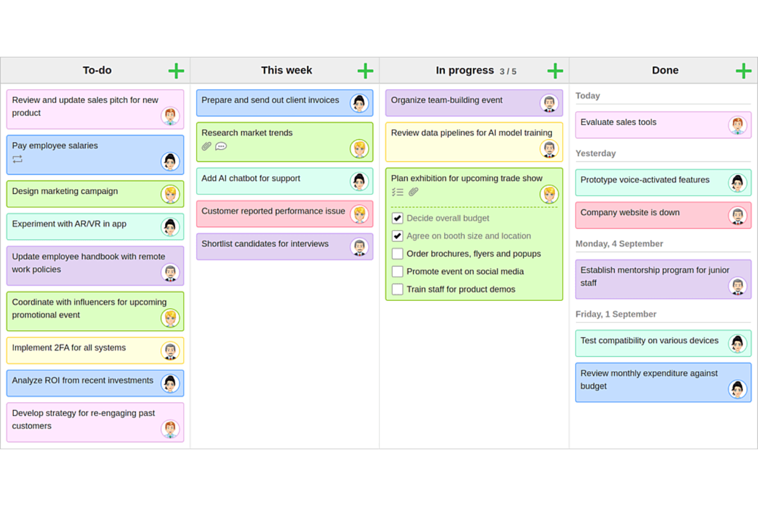KanbanFlow screenshot - 10 beste persoonlijke projectmanagementsoftware voor 2026