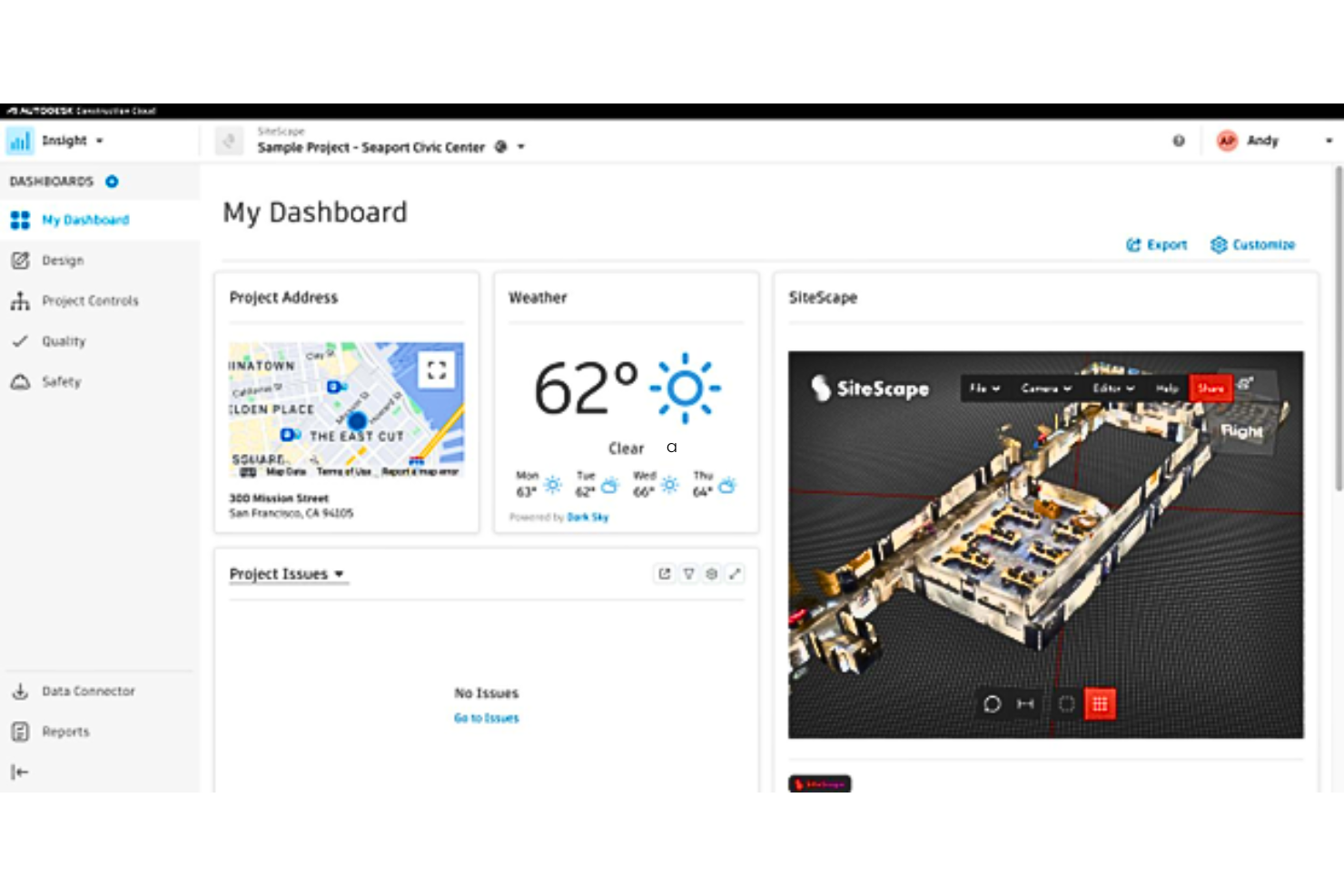 Autodesk Construction Cloud screenshot - 10 beste projectmanagementsoftware voor onderaannemers voor 2026