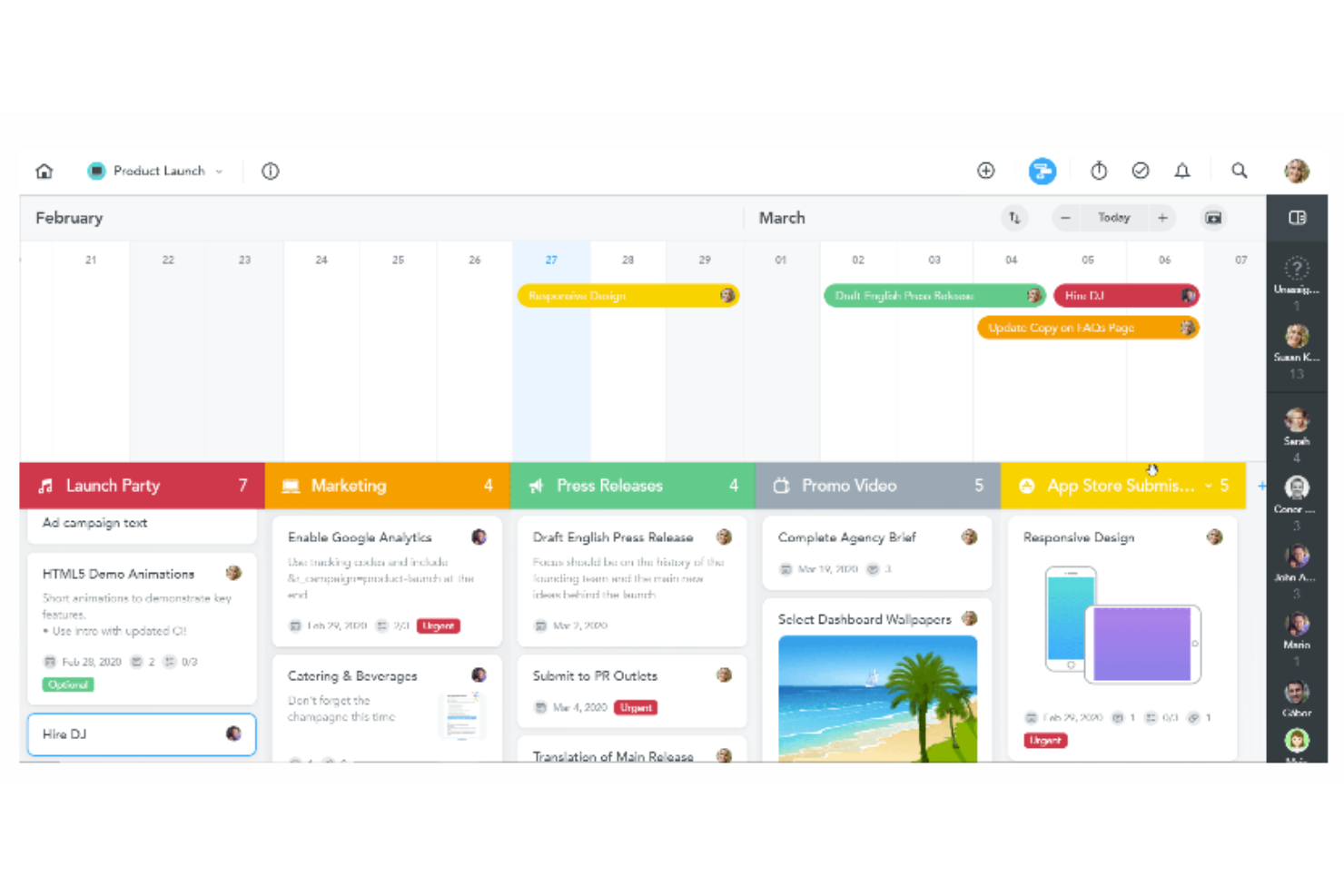 MeisterTask screenshot - 10 beste software voor freelanceprojectmanagement voor 2026