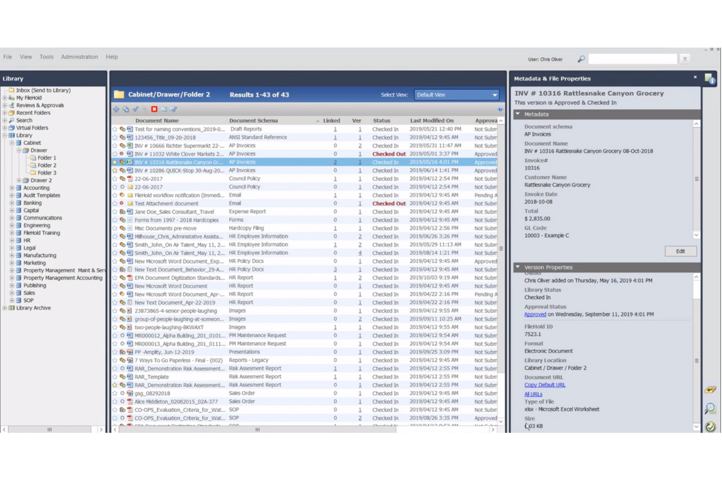 FileHold screenshot - 10 beste softwareoplossingen voor documentworkflows beoordeeld voor 2026