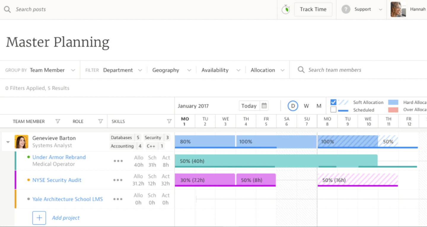 Kantata screenshot - 10 beste hulpmiddelen voor projectplanning voor teams in 2026