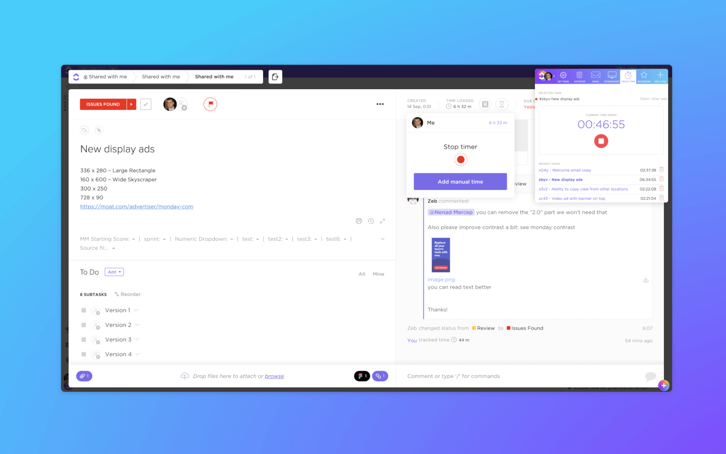 ClickUp screenshot - 10 beste marketingprojectmanagementsoftware voor 2026