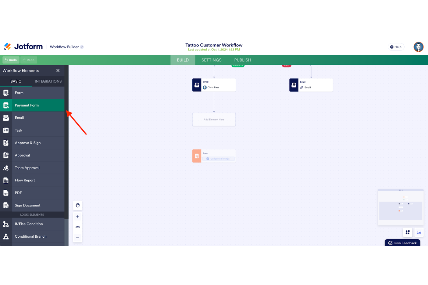 Jotform Workflows screenshot - 10 beste gratis workflowsoftware voor kleine teams in 2026