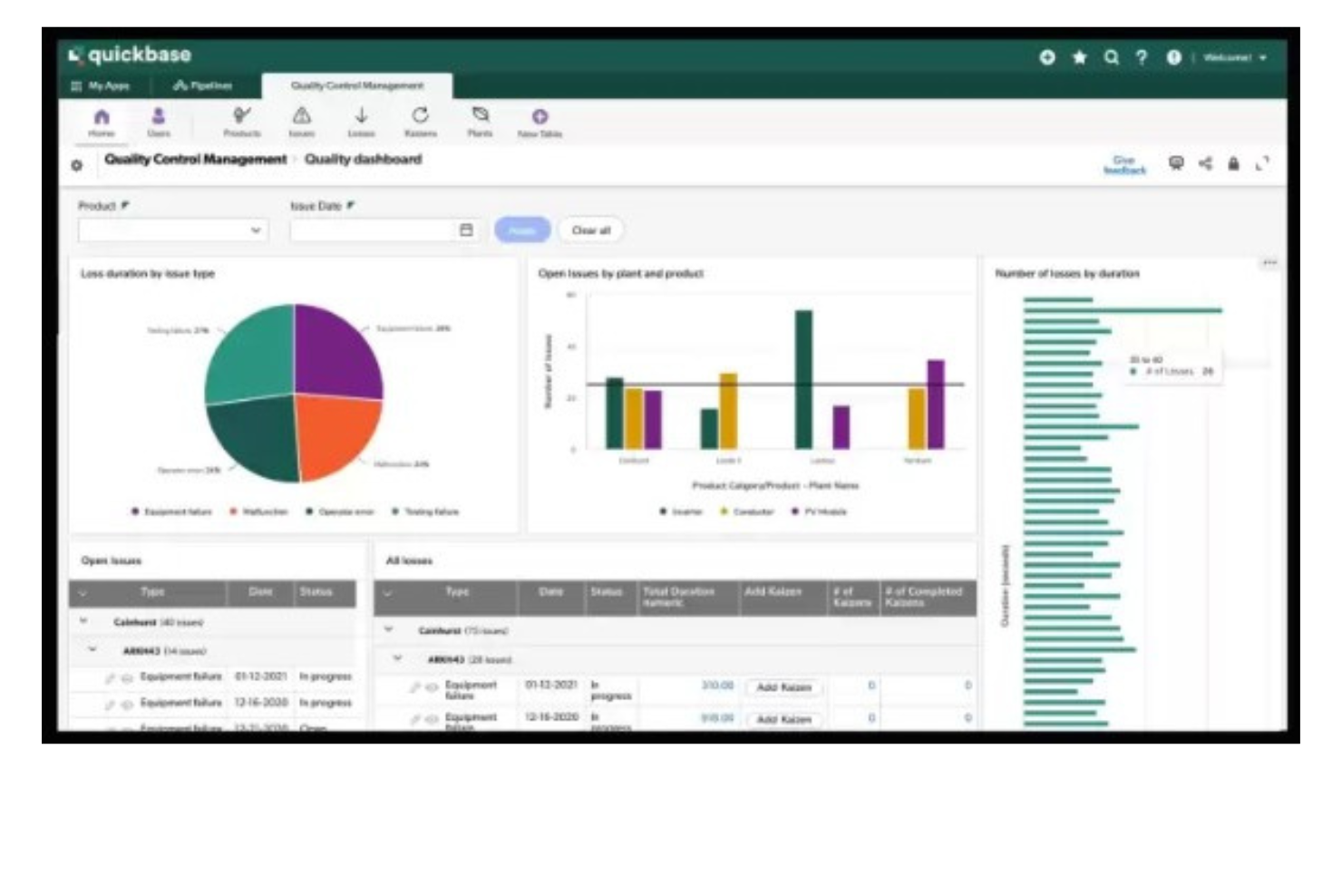 Quickbase screenshot - 10 beste gratis software voor projectbeheer beoordeeld voor 2026