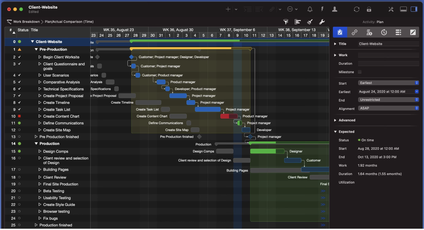 Merlin Project screenshot - 10 beste desktopsoftware voor projectbeheer in 2026