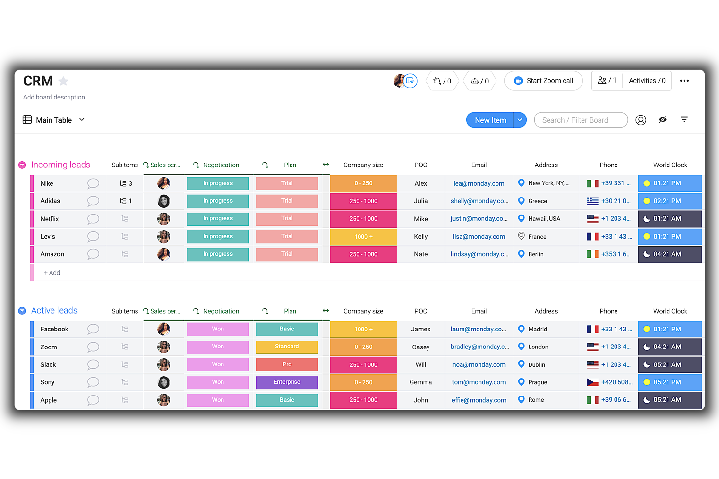 Salesforce CRM screenshot - 10 beste software voor klantendatabases en klantendatabasesoftware voor 2026
