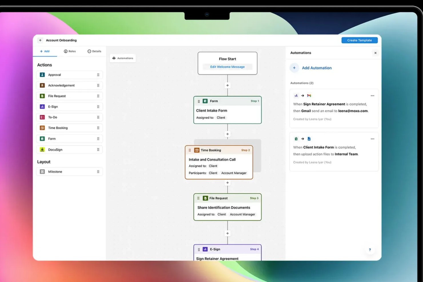 Moxo screenshot - 10 beste BPMS (businessprocessmanagementsystemen) 2026