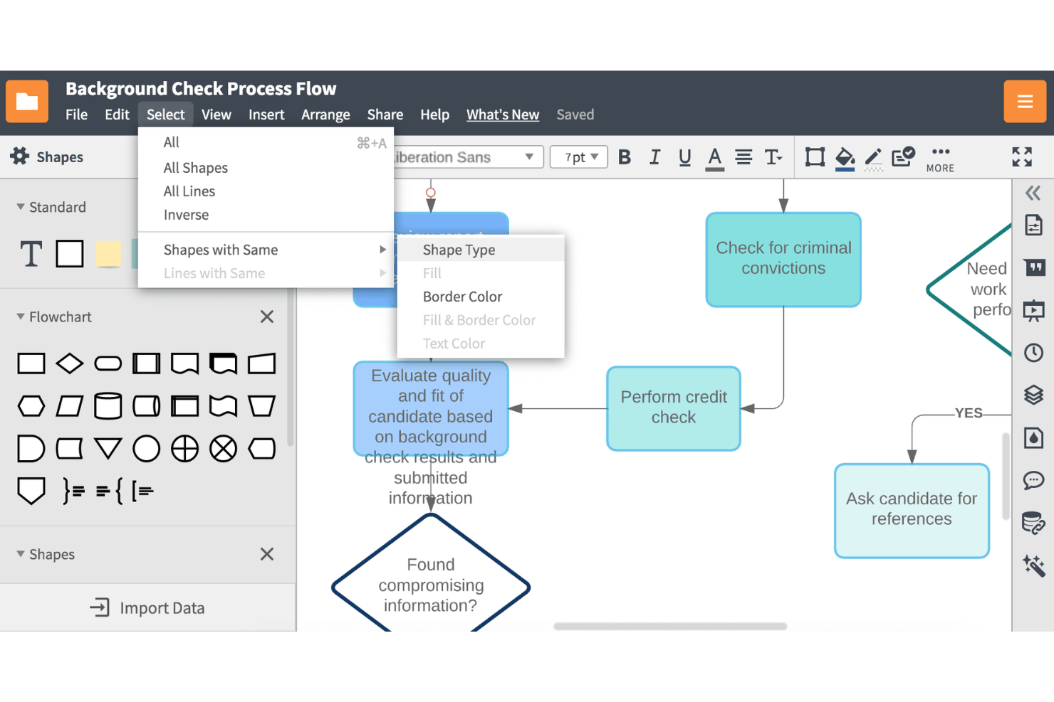 Lucidchart screenshot - 10 beste workflow-apps die ik in 2026 heb geprobeerd