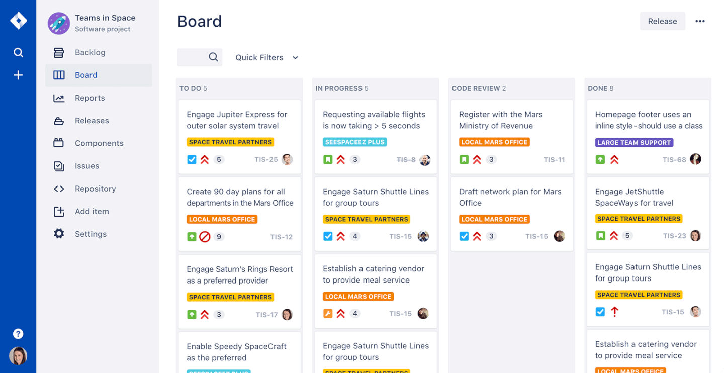Jira screenshot - 10 beste Scrumtools beoordeeld en vergeleken voor 2026
