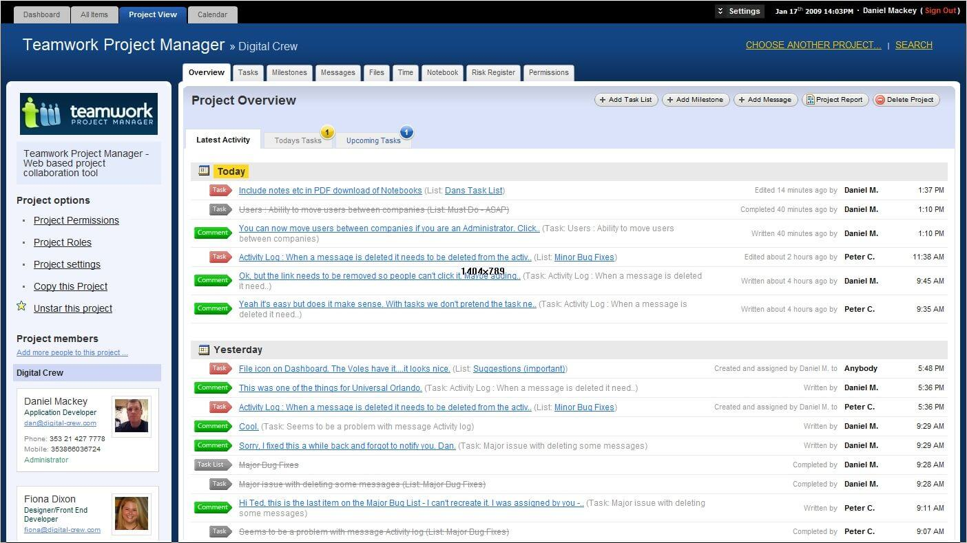 Teamwork.com screenshot - 10 beste scrumsoftwaretools &amp; scrum-borden voor 2026