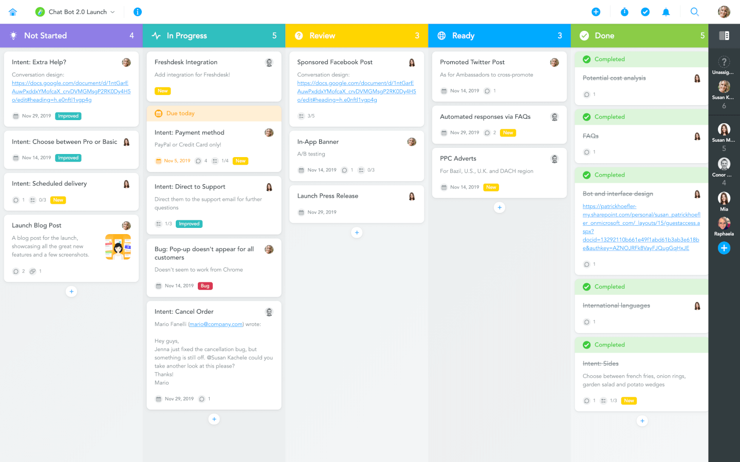 MeisterTask screenshot - 10 beste online agile hulpmiddelen voor projectmanagement in 2026