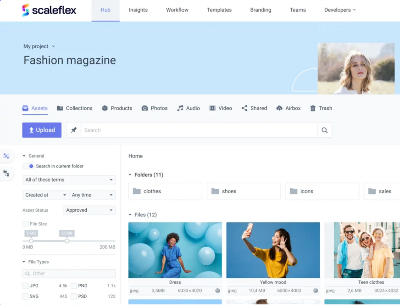 Scaleflex screenshot - 10 beste softwareoplossingen voor digitaal activabeheer die ik in 2026 heb getest