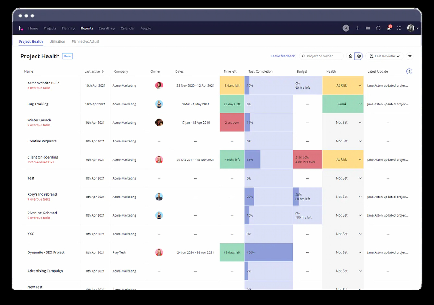 Teamwork.com screenshot - 10 beste software voor kostenbeheer van projecten beoordeeld in 2026