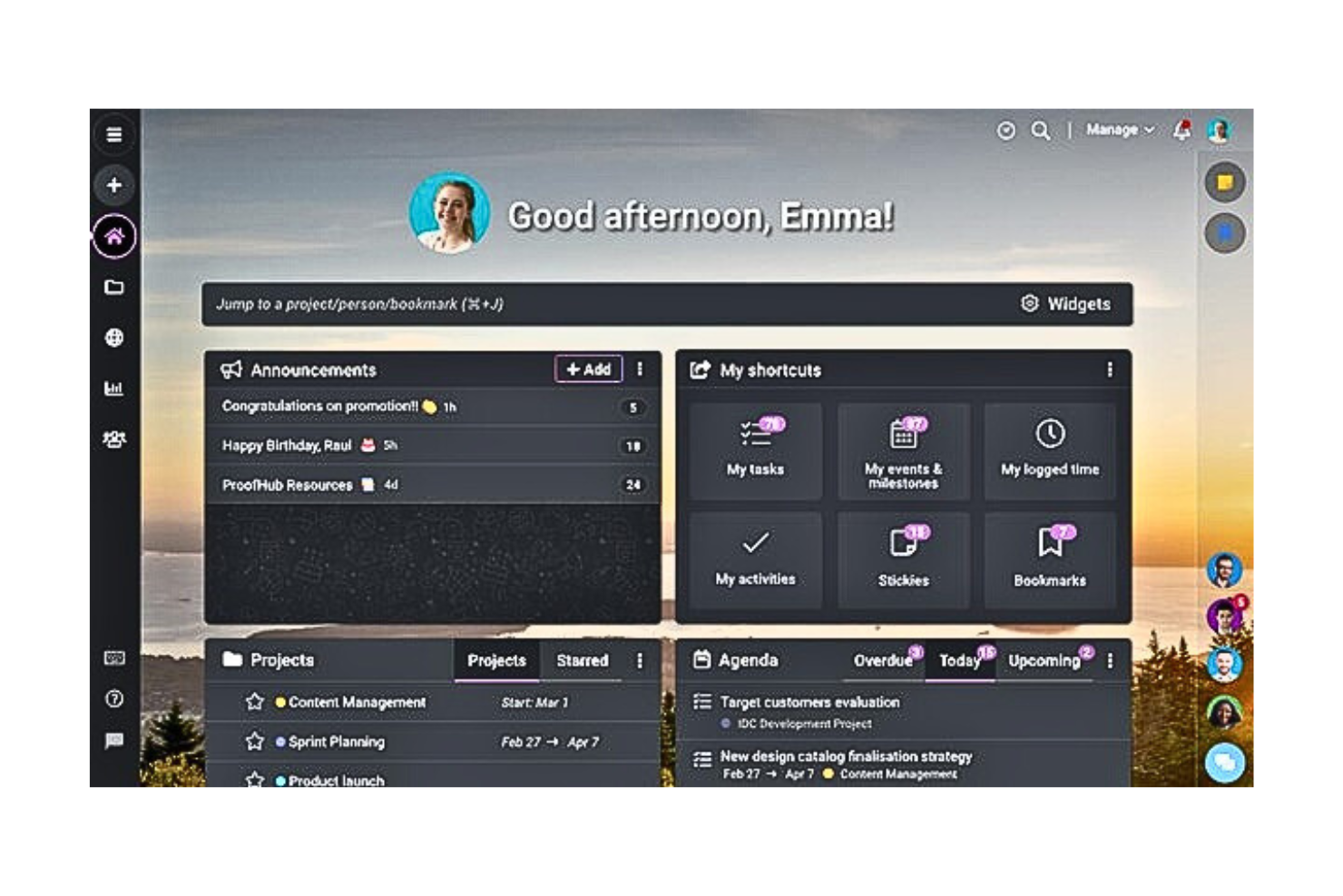 ProofHub screenshot - 10 beste enterprise-taakbeheersoftware geselecteerd voor 2026