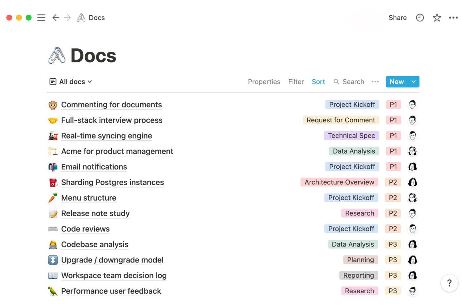 Notion screenshot - 10 beste productiviteitstools beoordeeld voor 2026