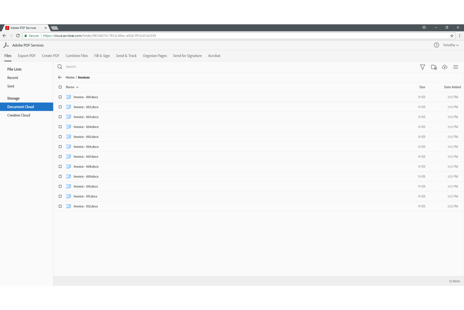 Adobe Acrobat screenshot - 10 beste cloud-documentbeheersystemen beoordeeld in 2026