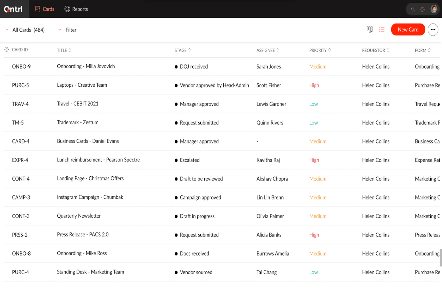 Qntrl screenshot - 10 beste BPMS (businessprocessmanagementsystemen) 2026