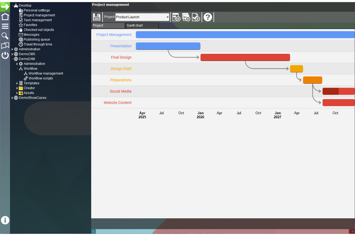 hyperCMS DAM Server screenshot - 10 beste opensource-software voor digitaal activabeheer 2026